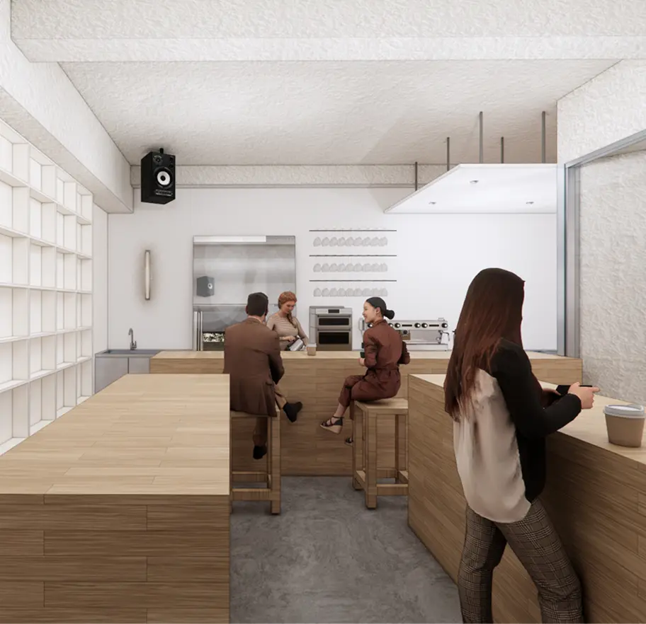 画像：シェアオフィス内