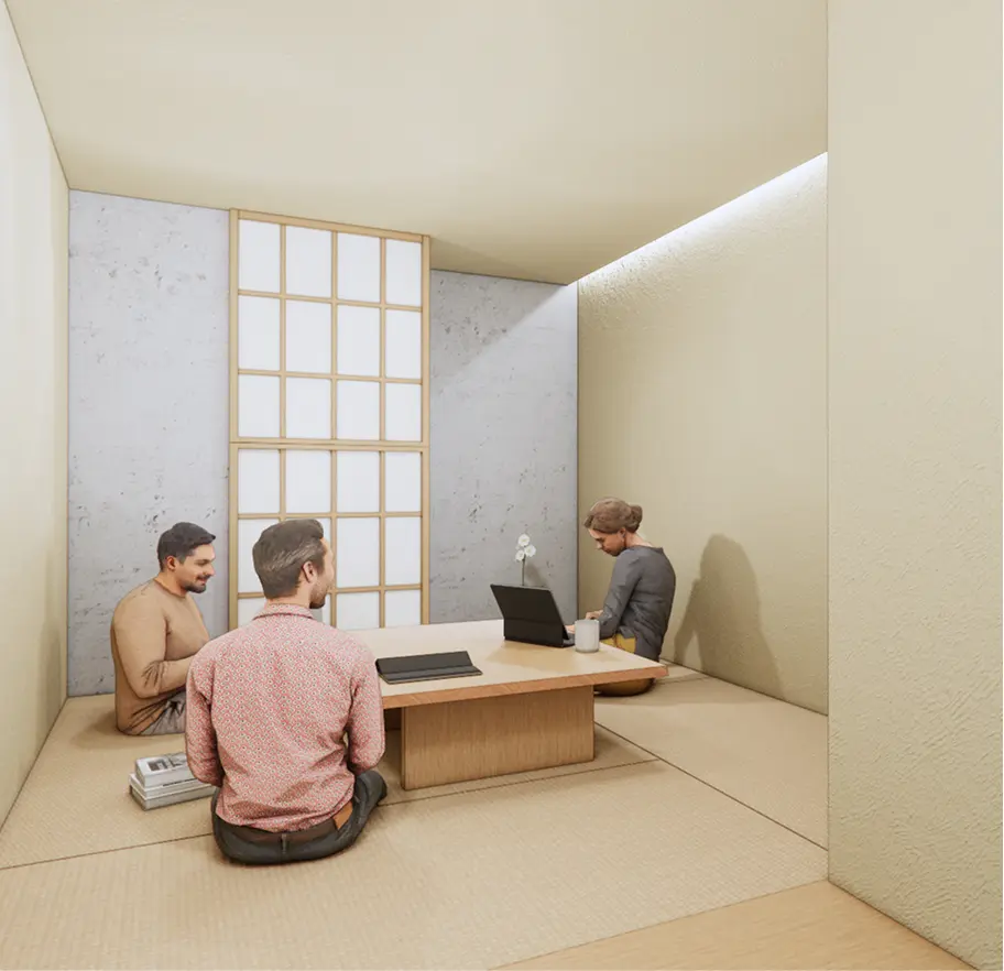 画像：シェアオフィス内