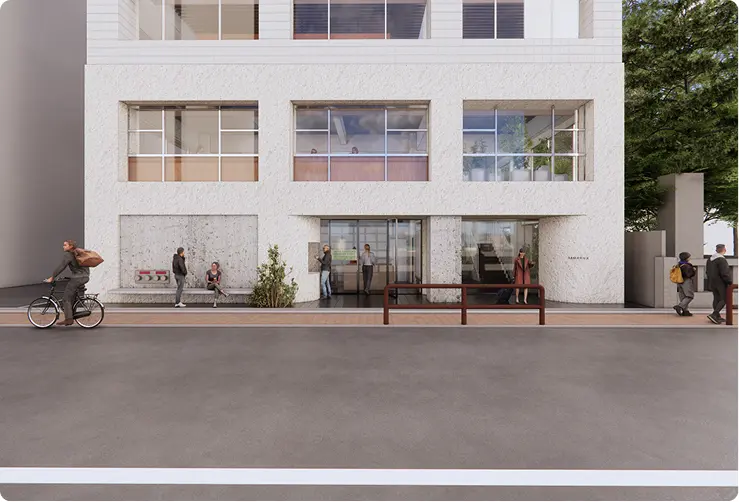 写真：シェアオフィス外観