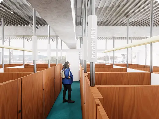 写真：3階 ブースプラン