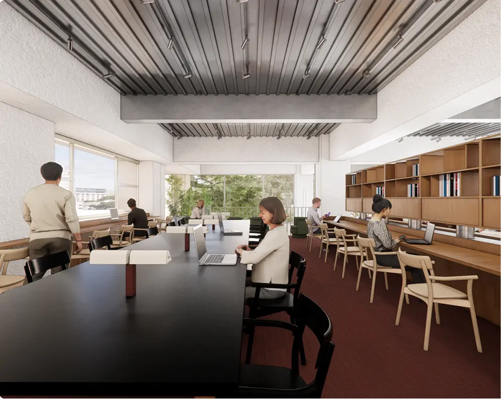 画像：シェアオフィス内